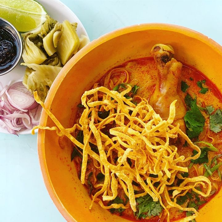 Takoi signature dishes Khao Soi
Crispy Spare Ribs
Fried Chicken Sandwich